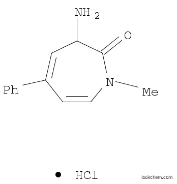 Molecular Structure of 1116395-27-7 (3-amino-1-methyl-5-phenyl-1H-azepin-2(3H)-one hydrochloride)